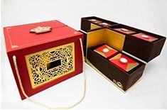 手提式禮品盒包裝盒訂做  手提紙盒禮品盒包裝定制[吉彩四方]