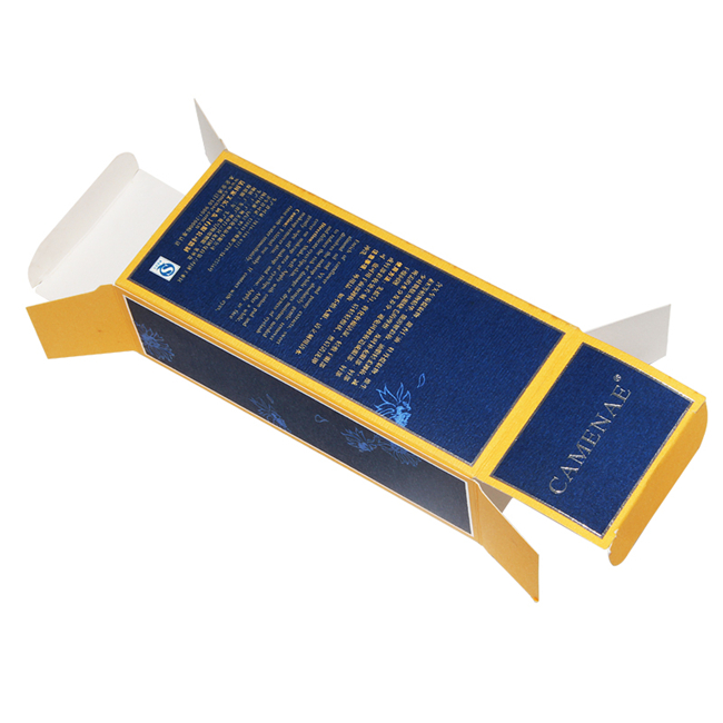 幽藍精美化妝盒 展開圖