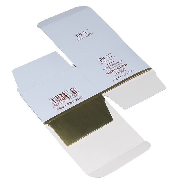 采眼霜化妝品盒 展開圖 采眼霜化妝品盒 展開圖