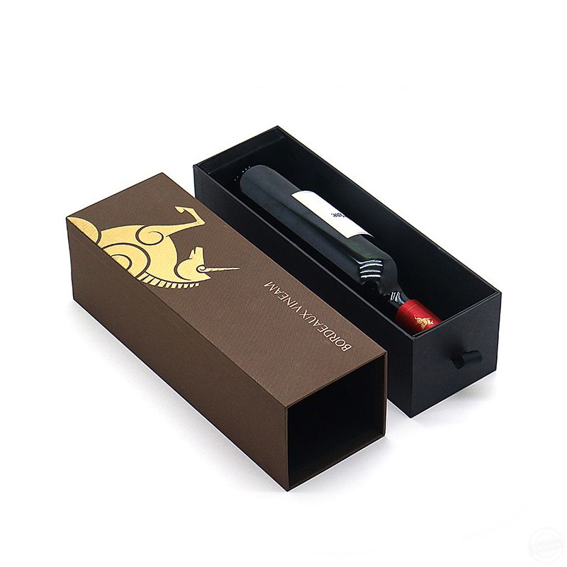 酒盒包裝定制 紅酒單只禮盒