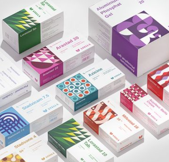 包裝彩盒印刷 展示圖