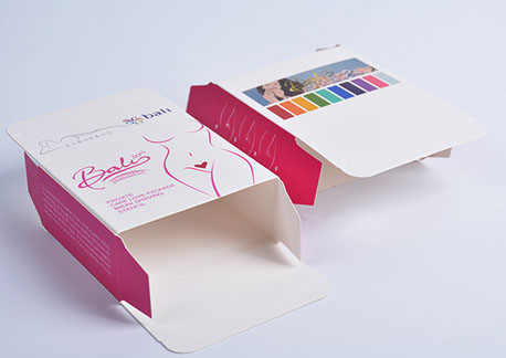 包裝盒印刷設計 樣板圖