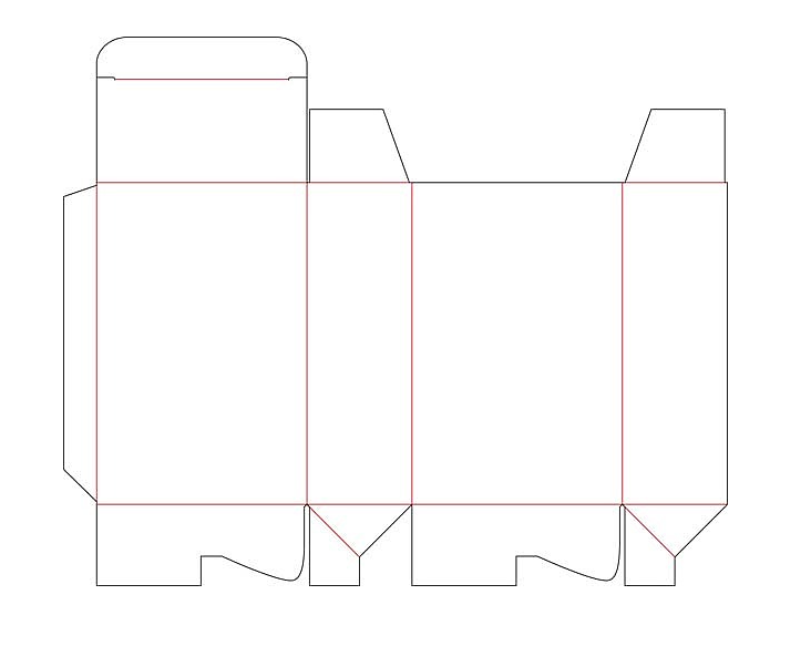 包裝盒制作設(shè)計(jì) 展開設(shè)計(jì)圖