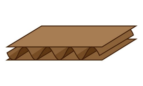 瓦楞紙板 單墻板圖