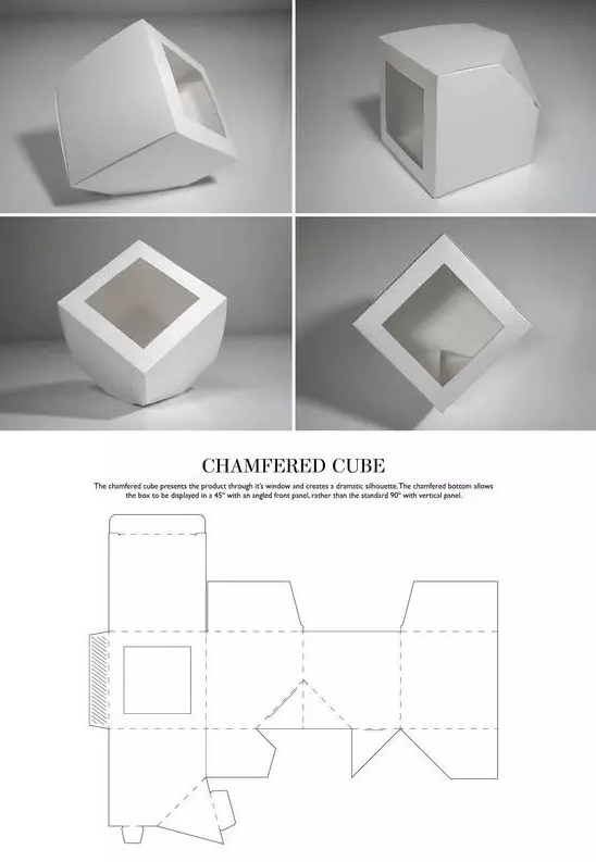 包裝盒展開圖 案列圖1