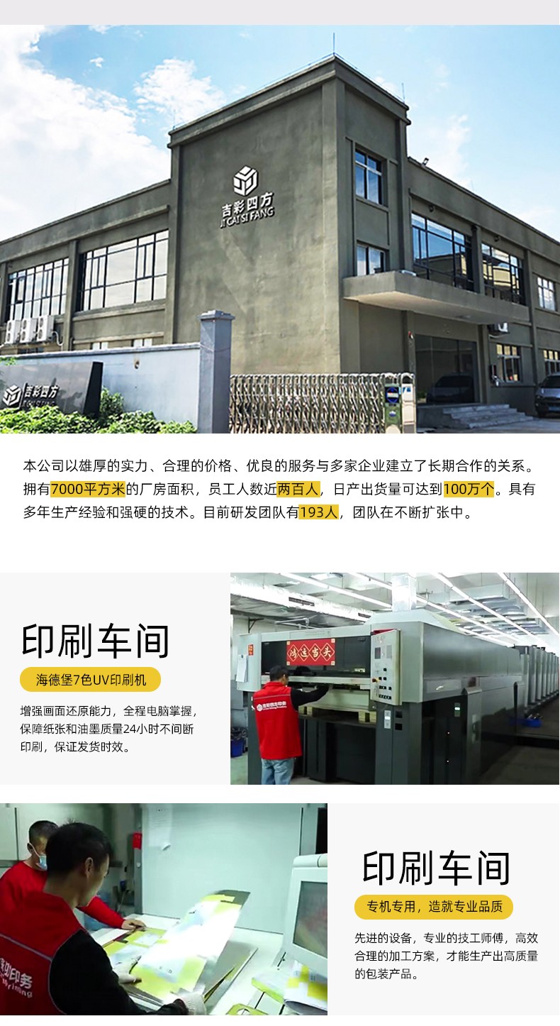 折疊包裝盒生產車間